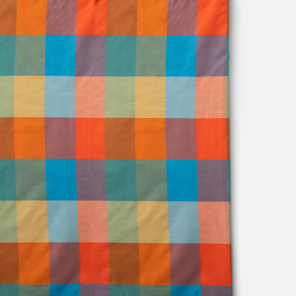 Woven Plaid Duvet Cover