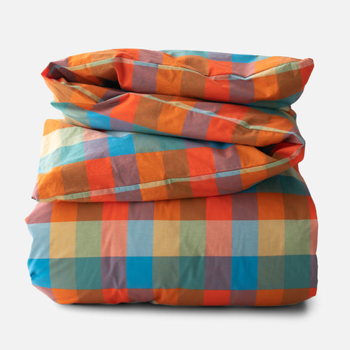 Woven Plaid Duvet Cover