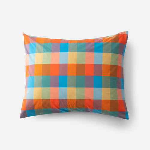 Woven Plaid Pillow Sham