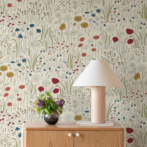 Alpine Garden Wallpaper - Multi