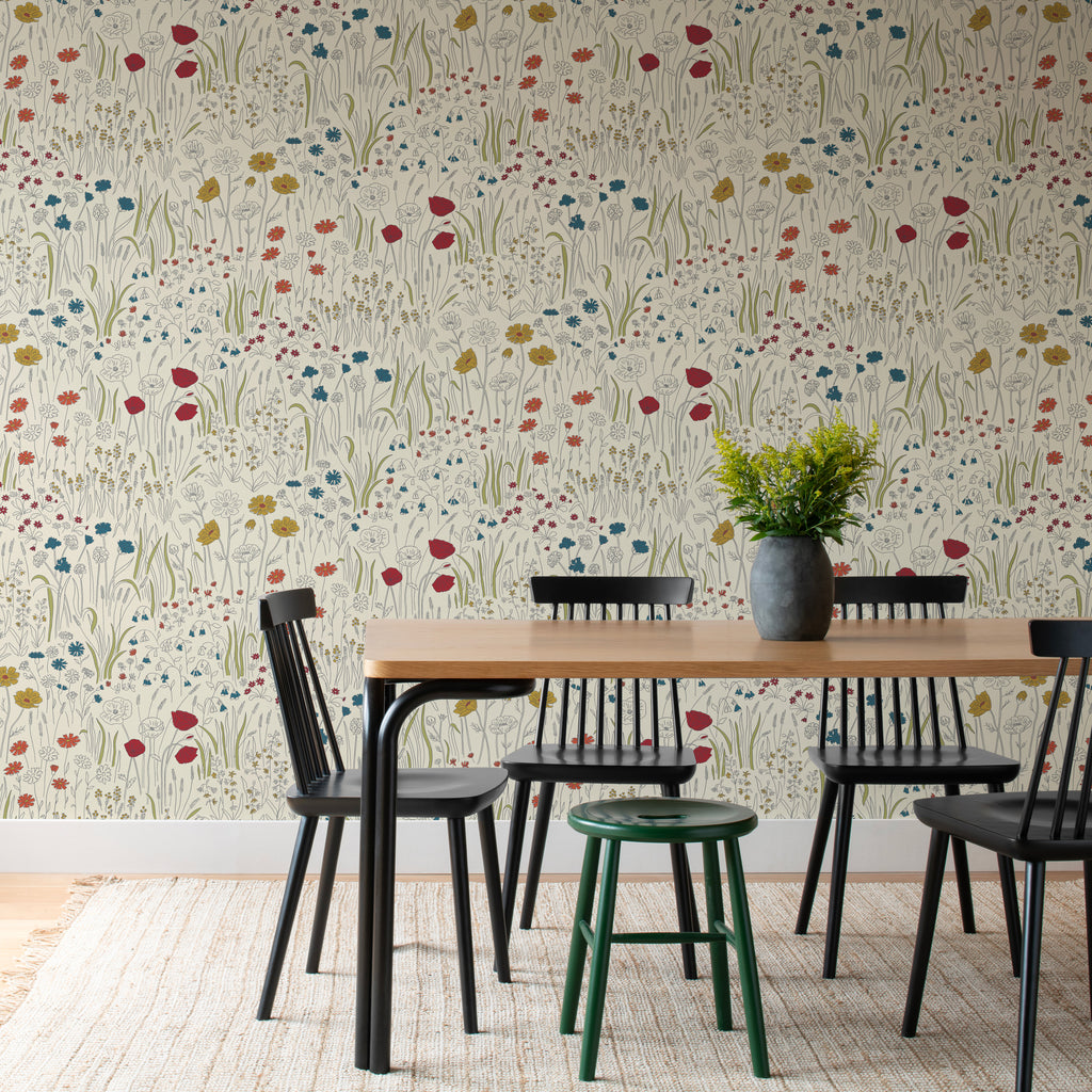 Alpine Garden Wallpaper - Multi