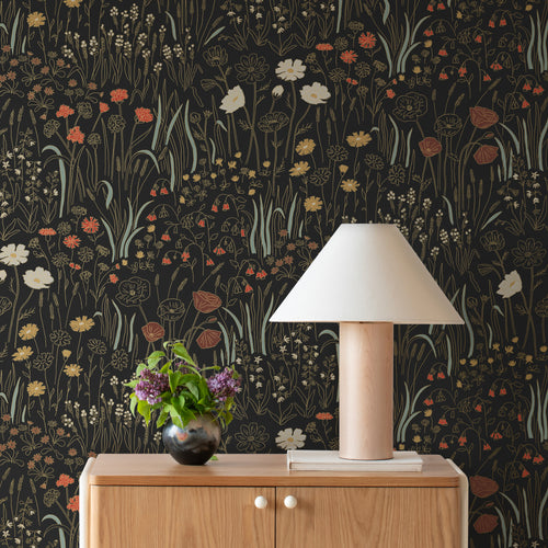 Alpine Garden Wallpaper - Multi