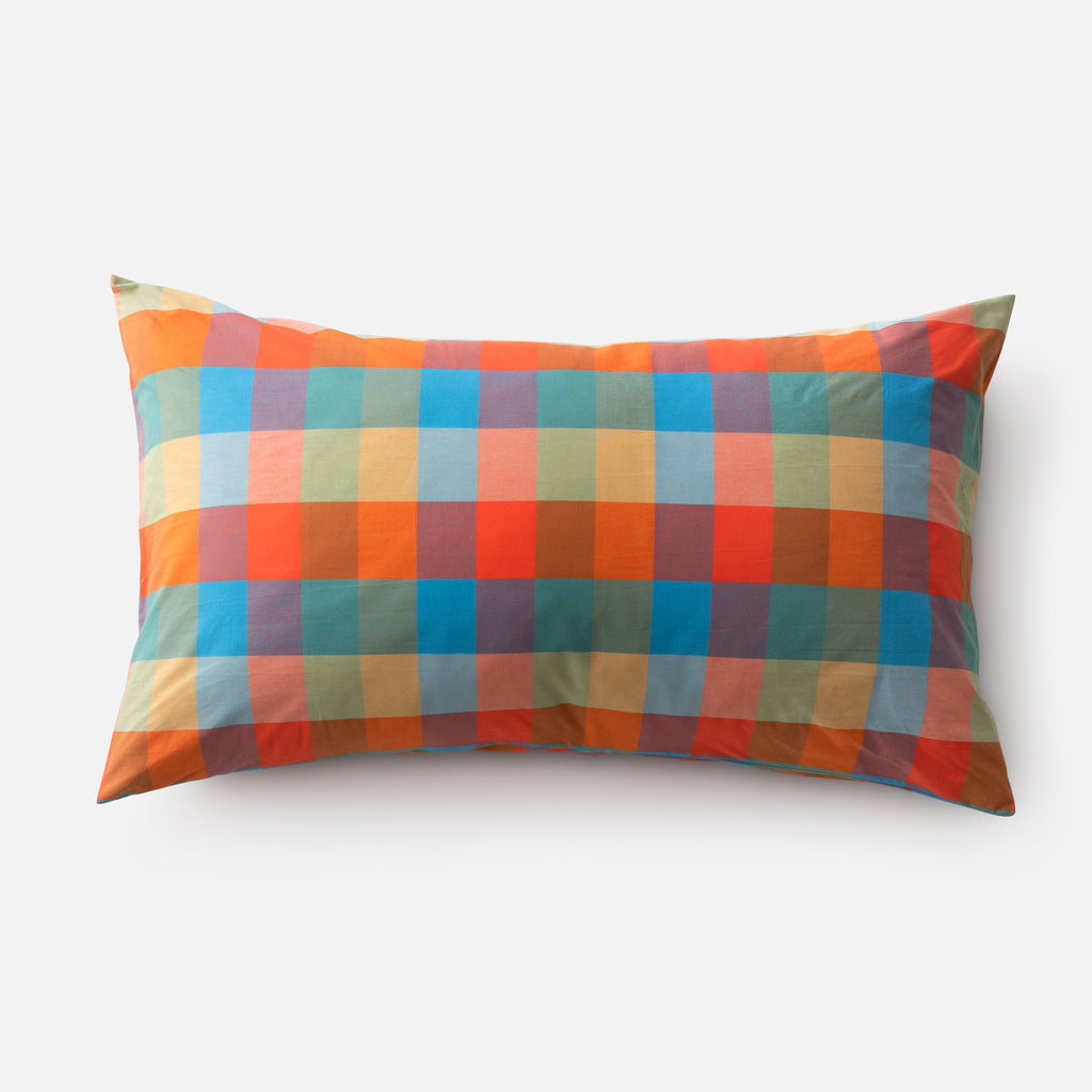 Woven Plaid Pillow Sham