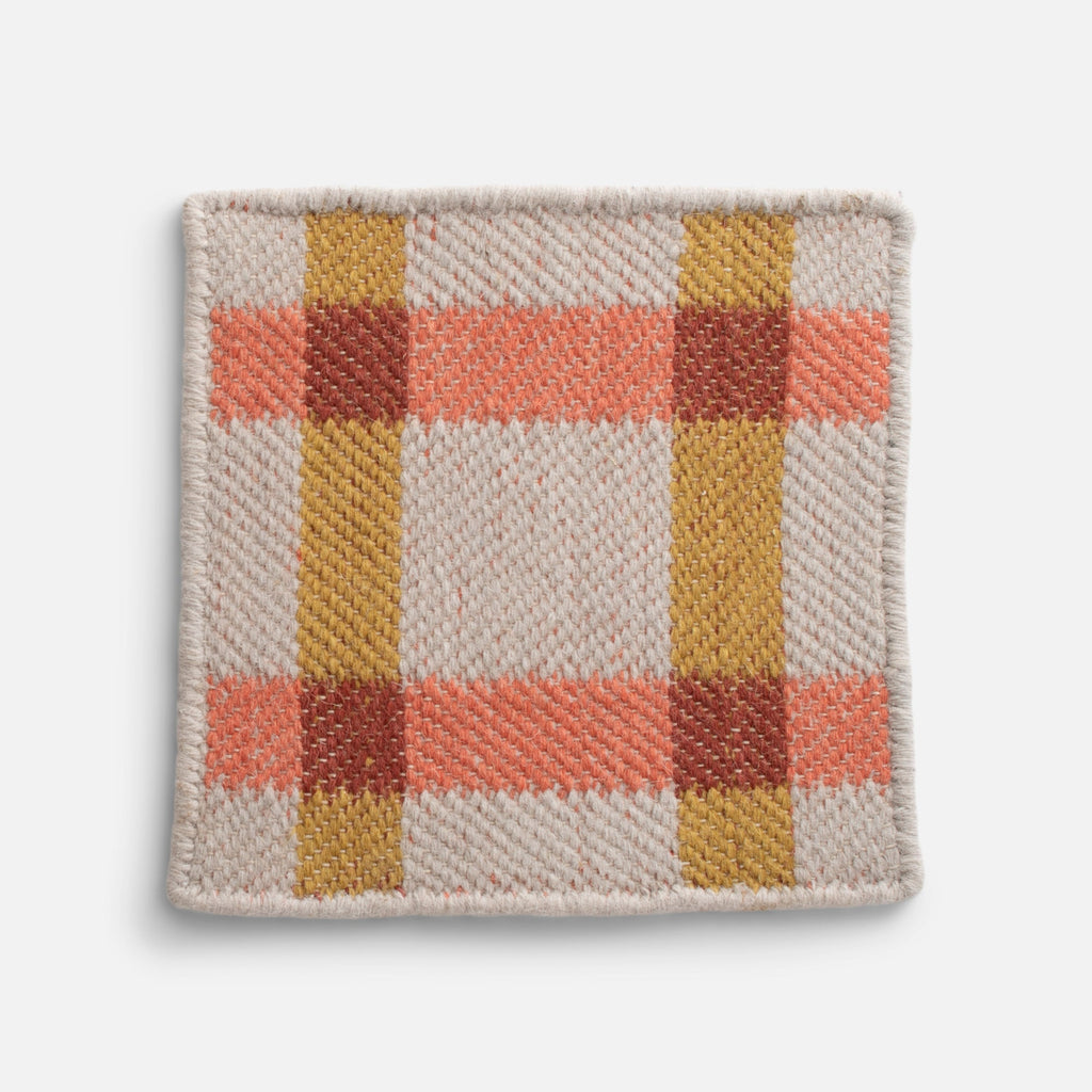 Plaid Wool Non-Slip Rug