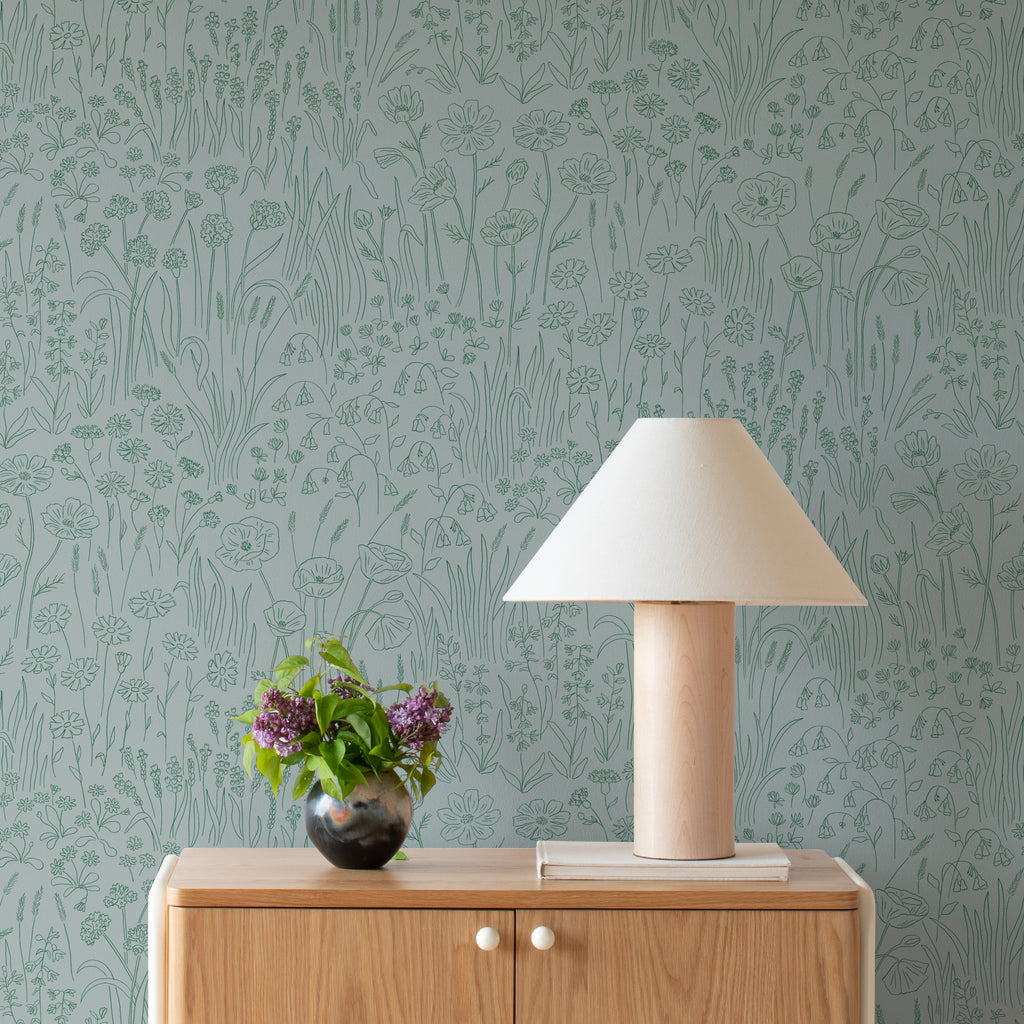 Alpine Garden Wallpaper - Tonal