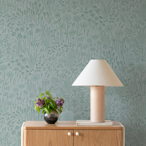 Alpine Garden Wallpaper - Tonal