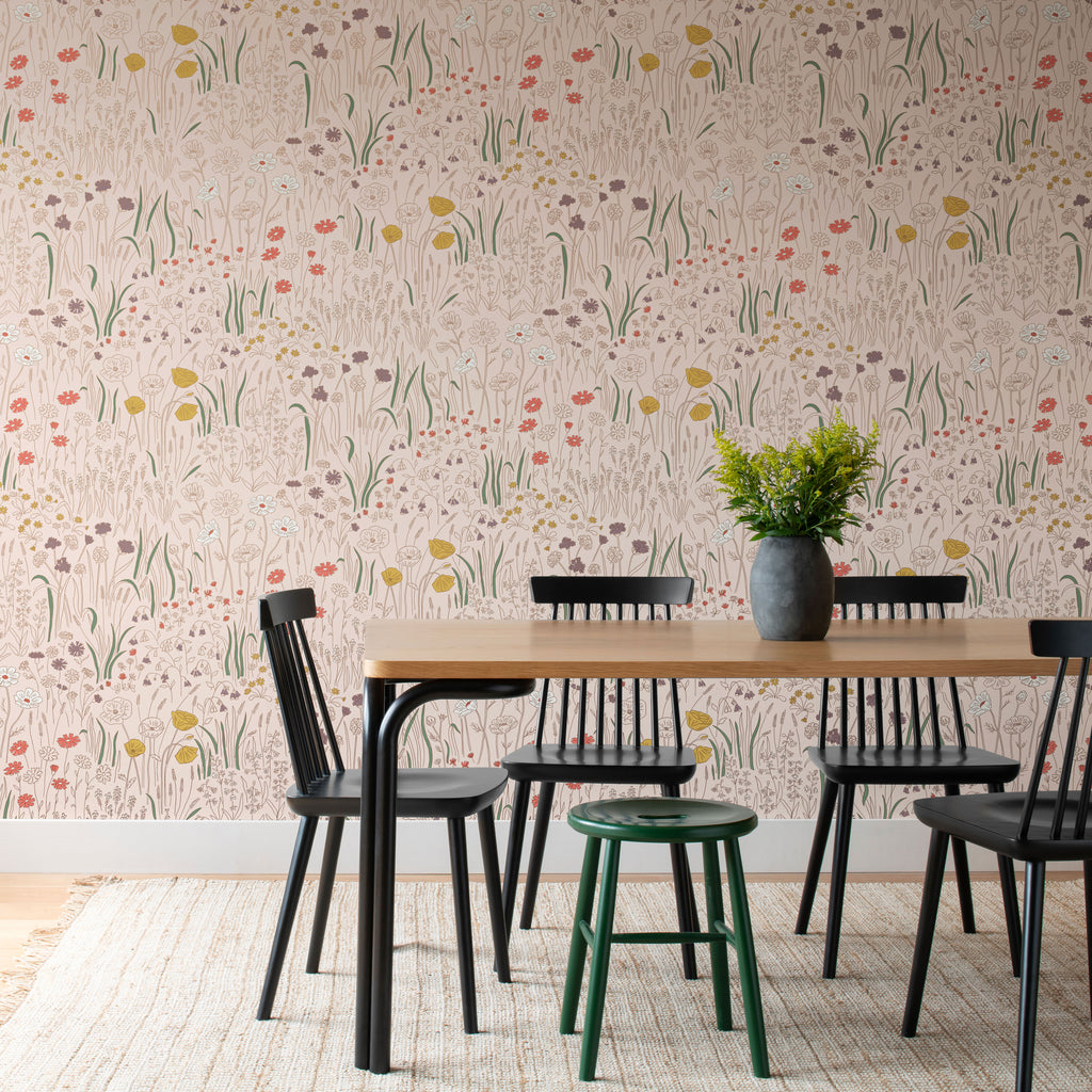 Alpine Garden Wallpaper - Multi