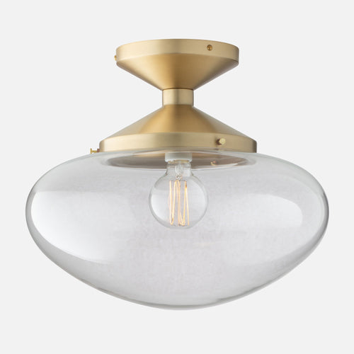 Otto 8" Flush Mount++natural brass::main