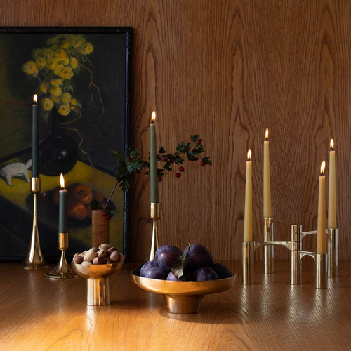 Brass Trumpet Candle Holder:Hover