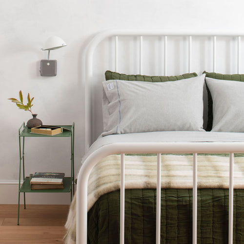 Channeled Cotton Quilt::Alder::Hover