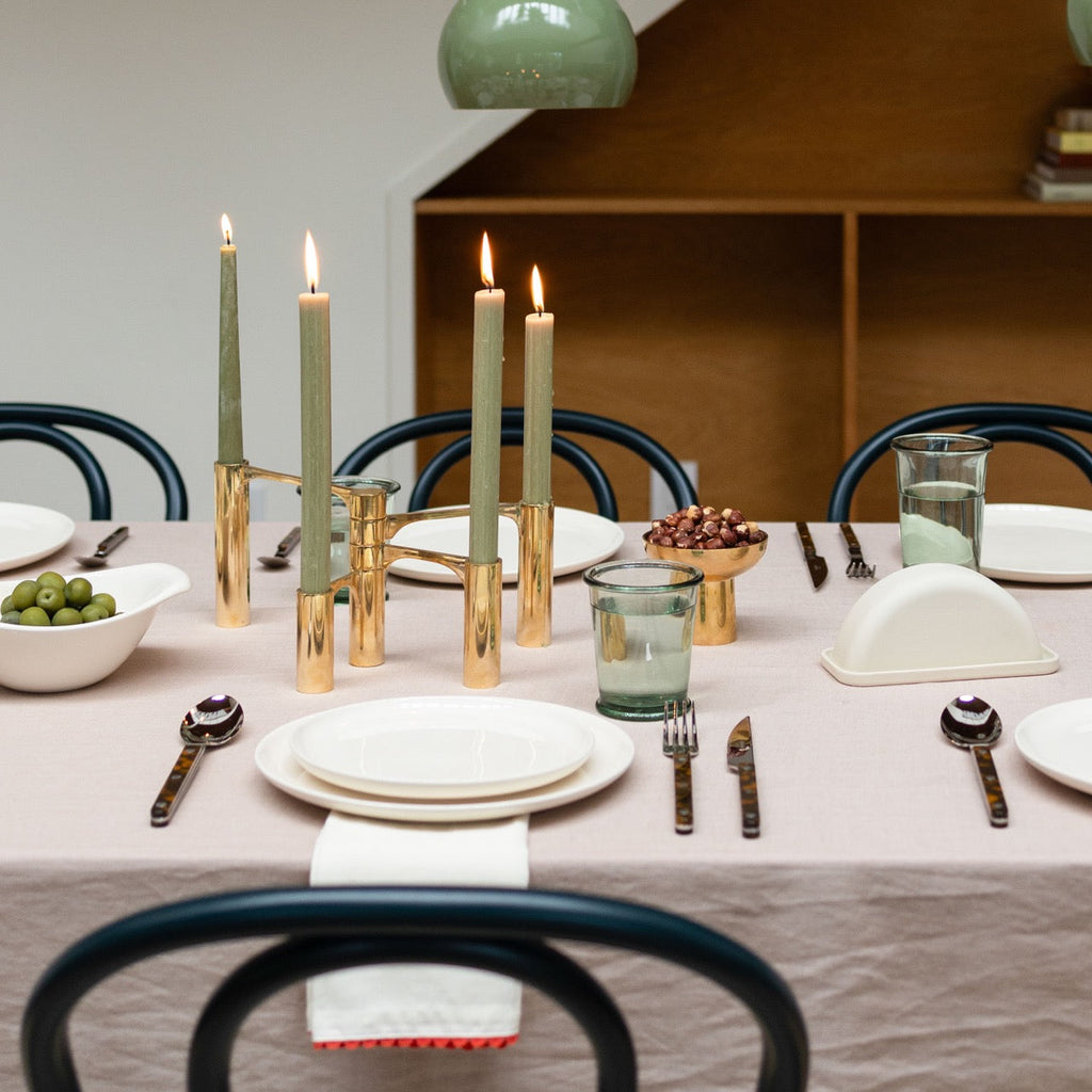 Brass Swing Arm Candelabra:Hover