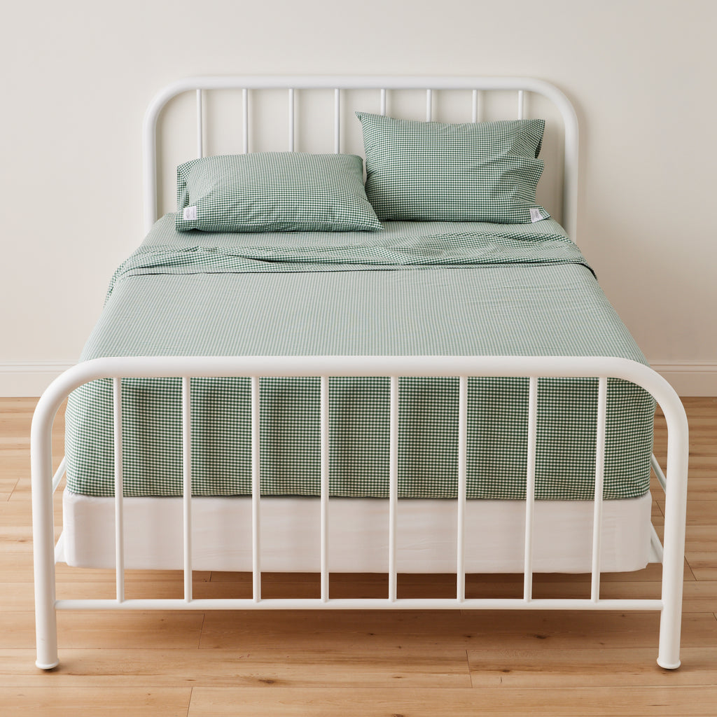 Gingham Percale Sheet Set