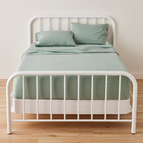 Gingham Percale Sheet Set