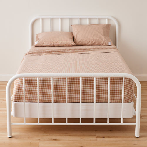Gingham Percale Sheet Set