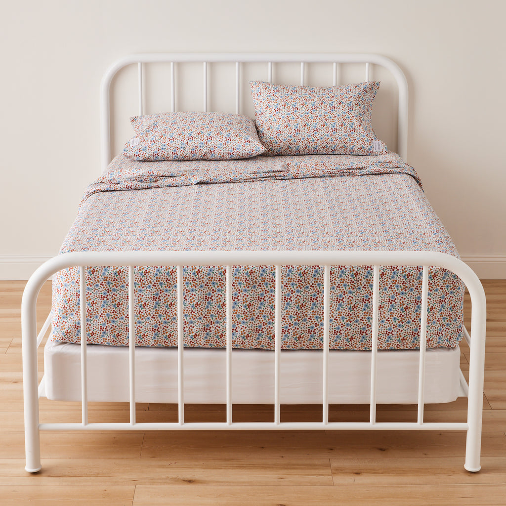 Wallowa Floral Percale Sheet Set