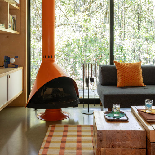 Plaid Wool Non-Slip Rug