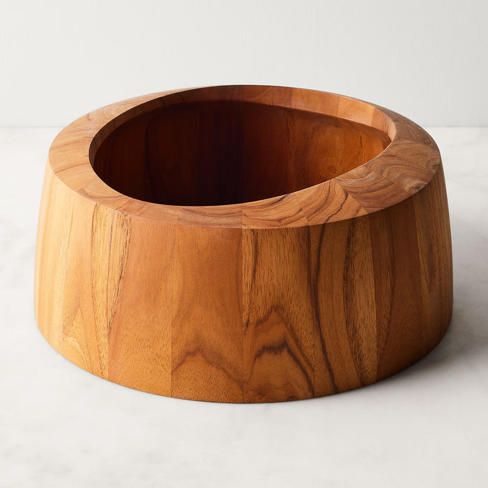 Dansk Teak Ellipse Salad Bowl