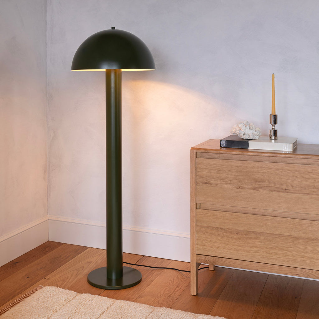 Sidnie Floor Lamp::natural brass::hover