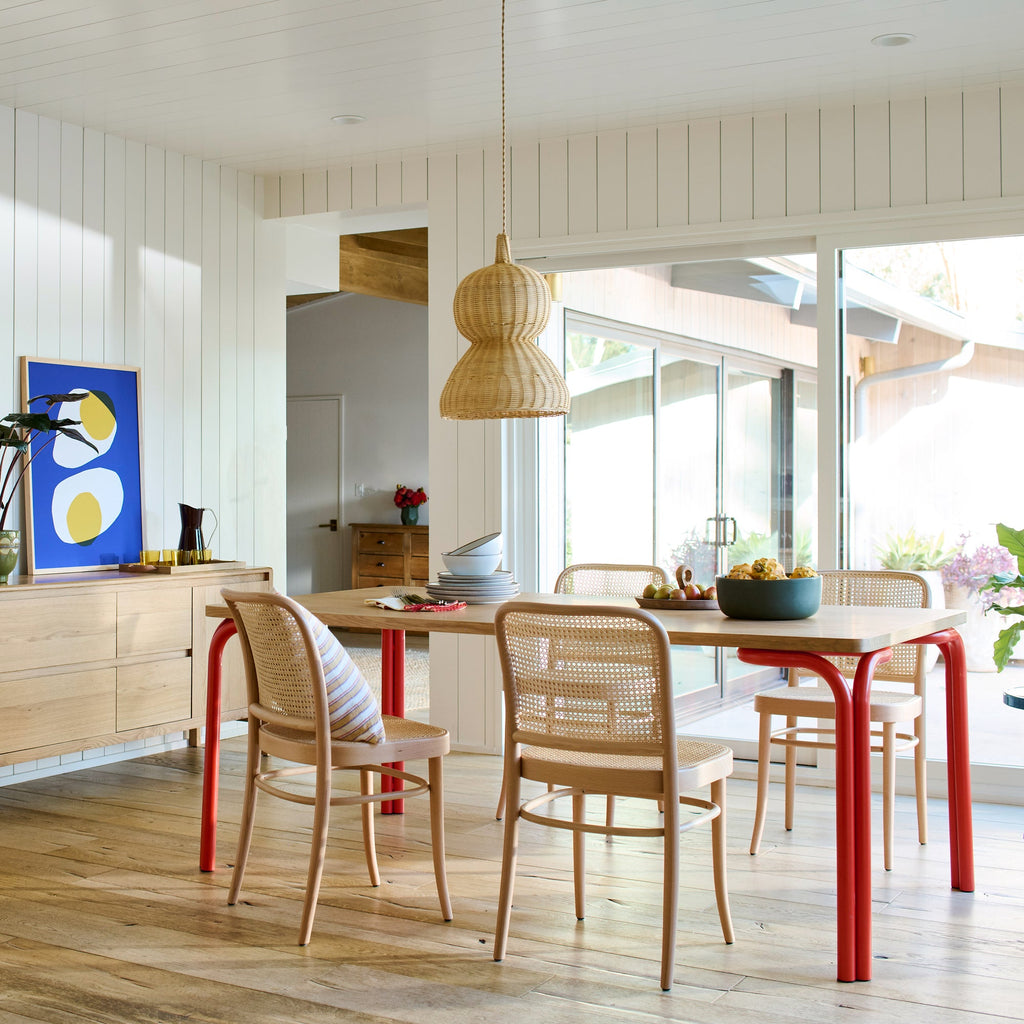 Forma Dining Table::Persimmon-Satin::hover