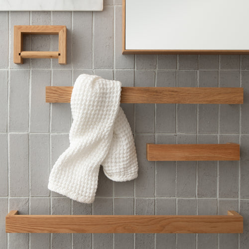 Oak Hand Towel Bar