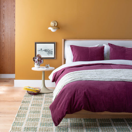 Patchwork Corduroy Duvet Cover