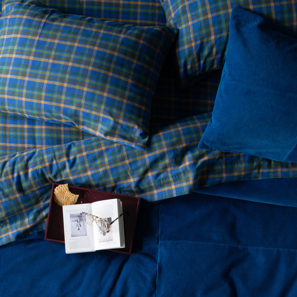Patchwork Corduroy Duvet Cover