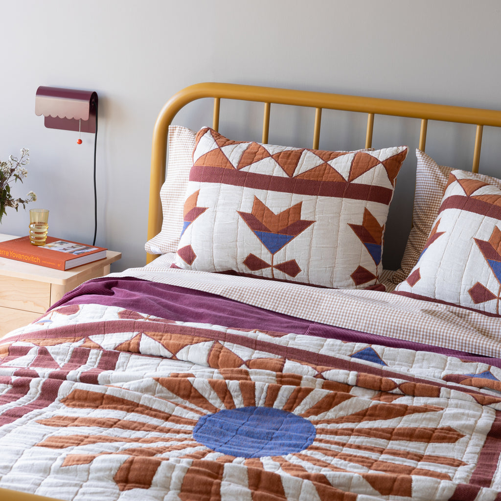 Schoolhouse x Rachel Murray Windmill Cotton Quilt