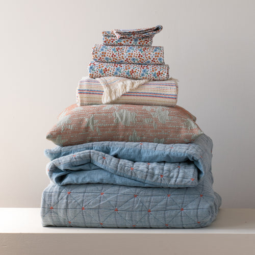 Wallowa Floral Percale Sheet Set