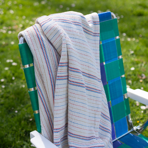 Picnic Stripe Cotton Throw
