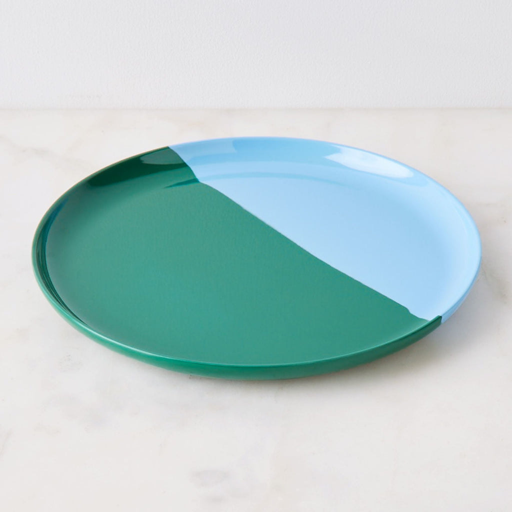 Half & Half Melamine Dinnerware