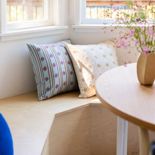 Tempo Blockprint Pillow