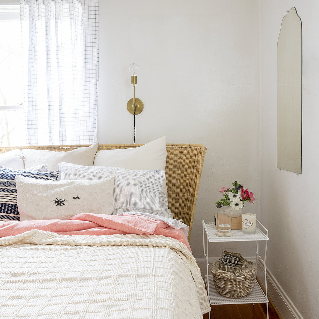 Dot Percale Pillow Case, Set of 2