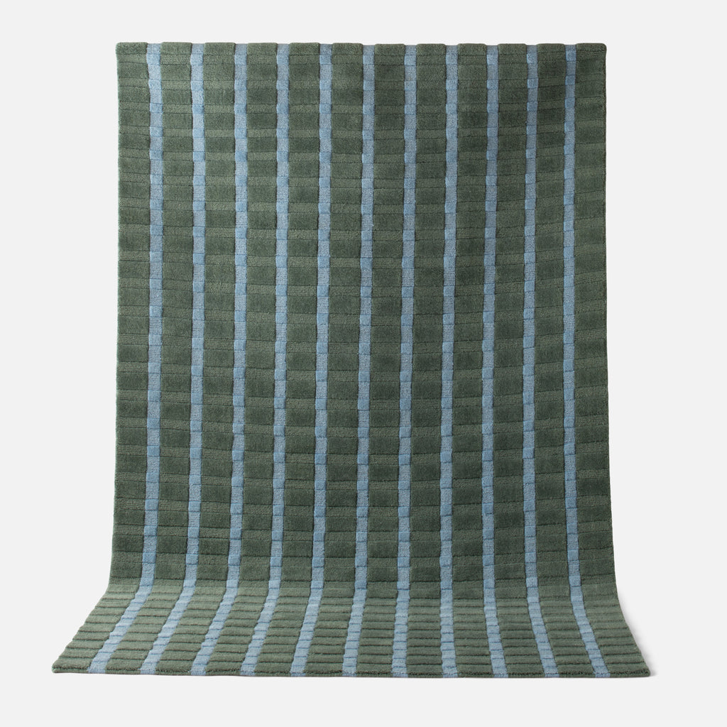 Ashlar Handwoven Wool Rug