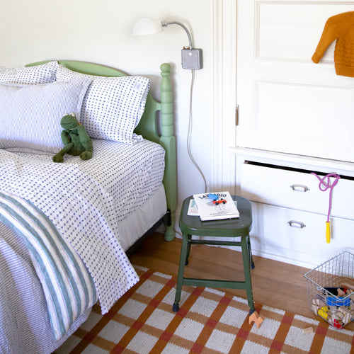 Plaid Wool Non-Slip Rug