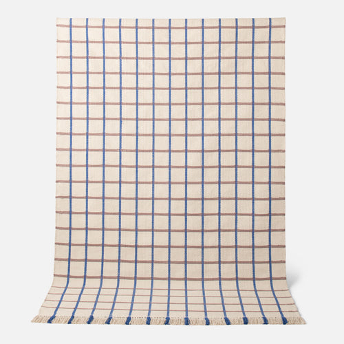 Cotton Grid Flatweave Rug