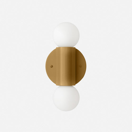 Cylinder Double Sconce