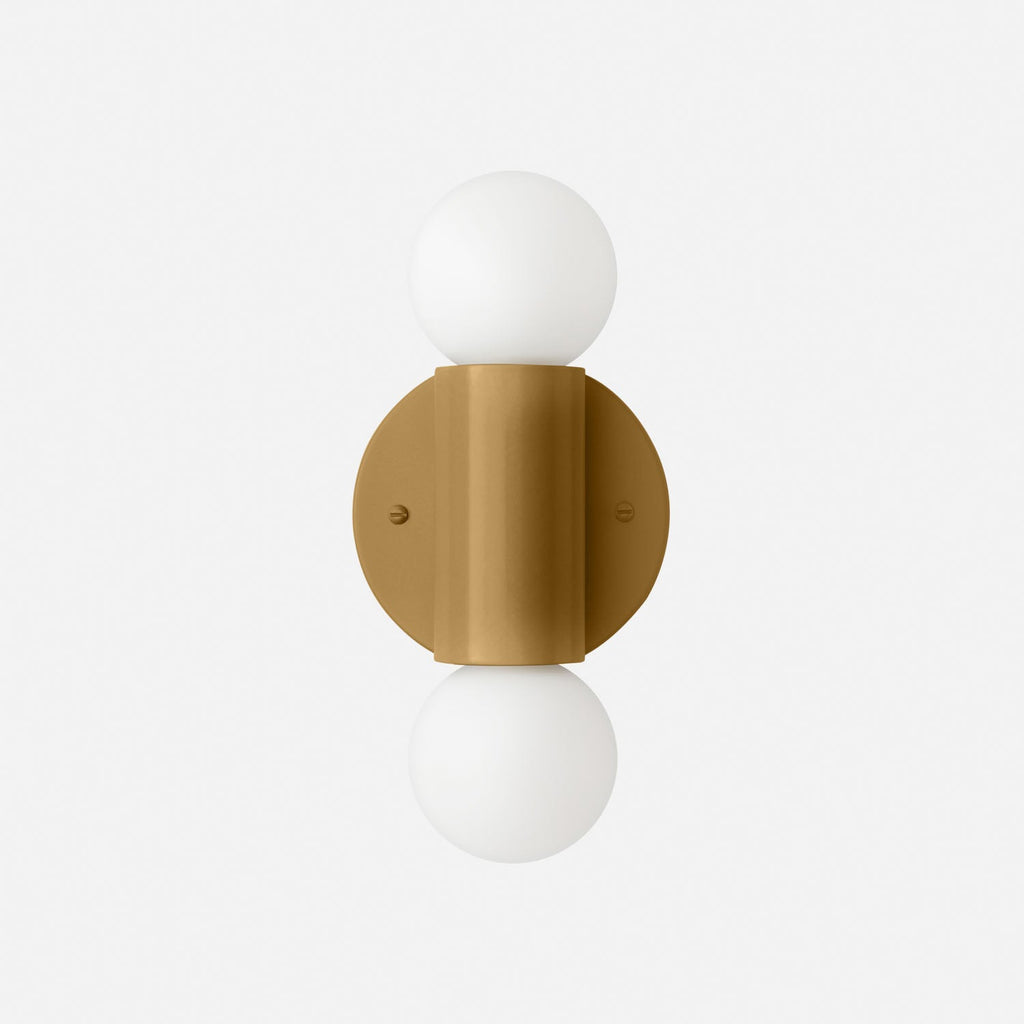 Cylinder Double Sconce