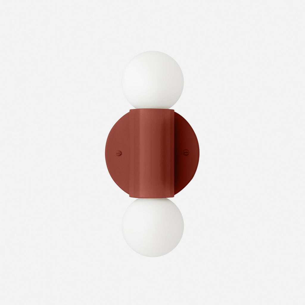 Cylinder Double Sconce