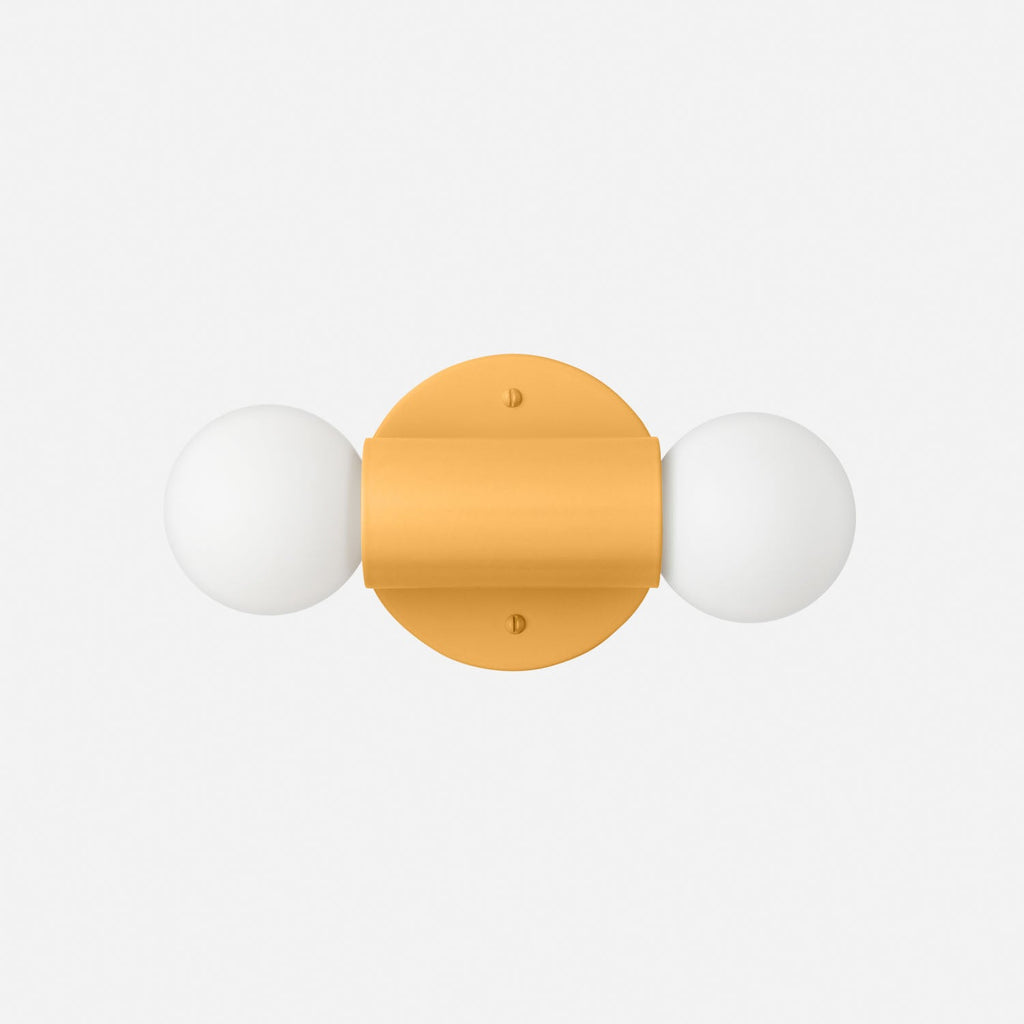 Cylinder Double Sconce