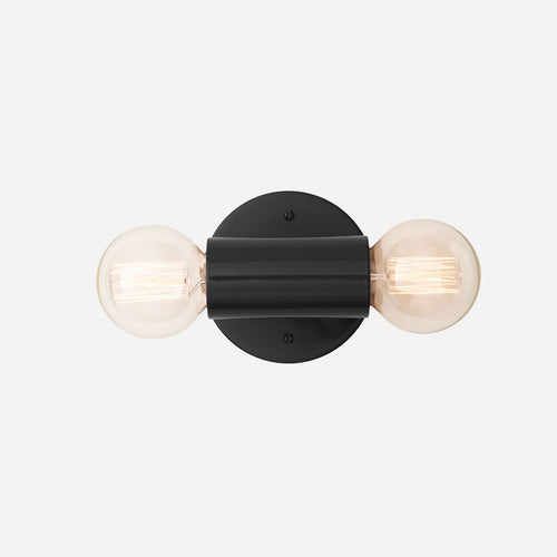 Cylinder Double Sconce