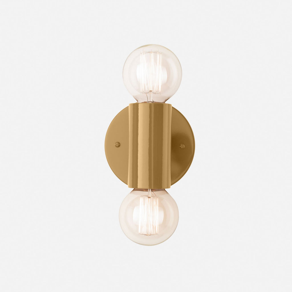 Cylinder Double Sconce