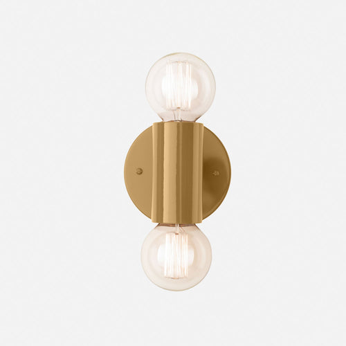 Cylinder Double Sconce