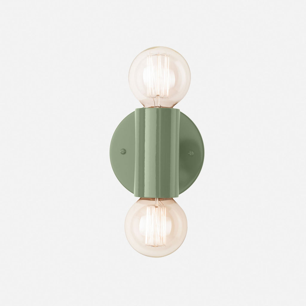 Cylinder Double Sconce