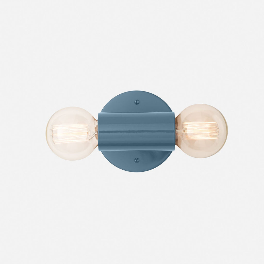 Cylinder Double Sconce