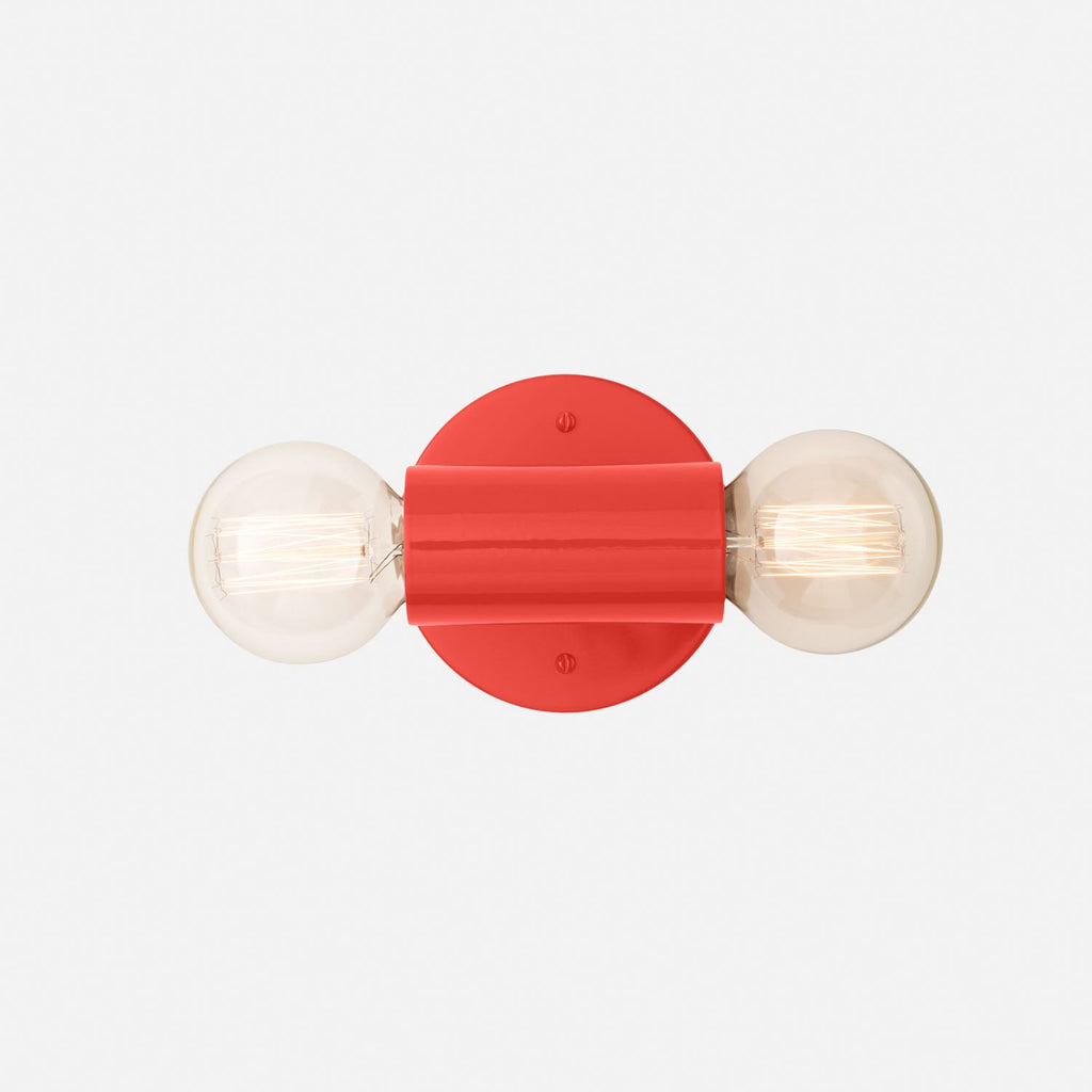 Cylinder Double Sconce