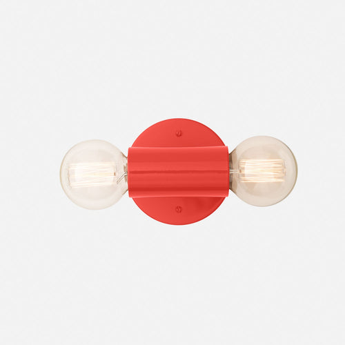 Cylinder Double Sconce