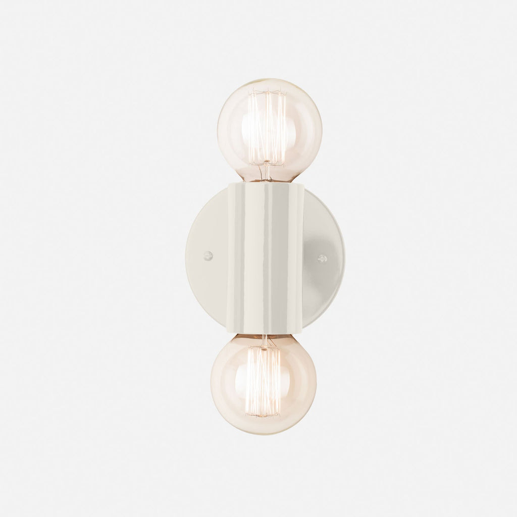 Cylinder Double Sconce