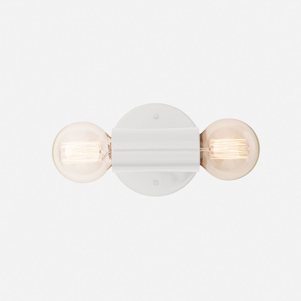 Cylinder Double Sconce