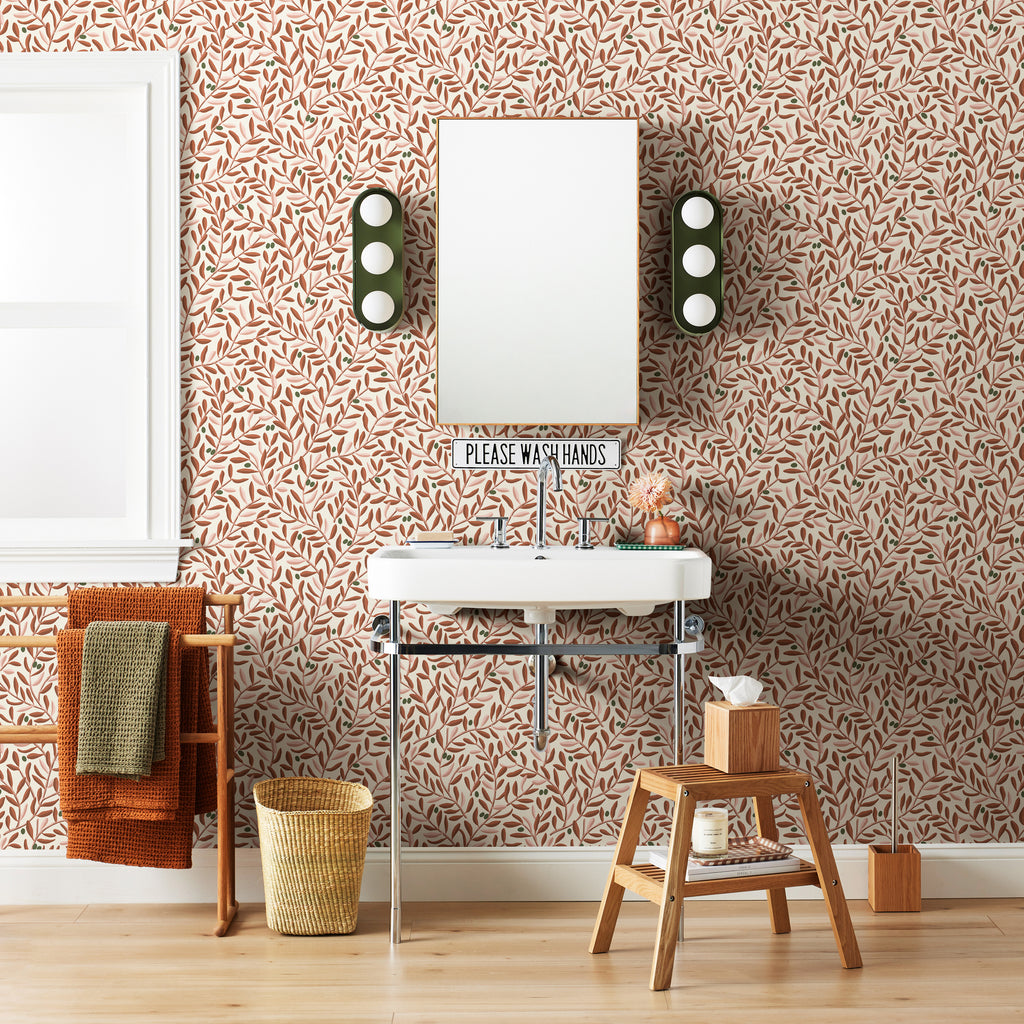 Olive Grove Wallpaper