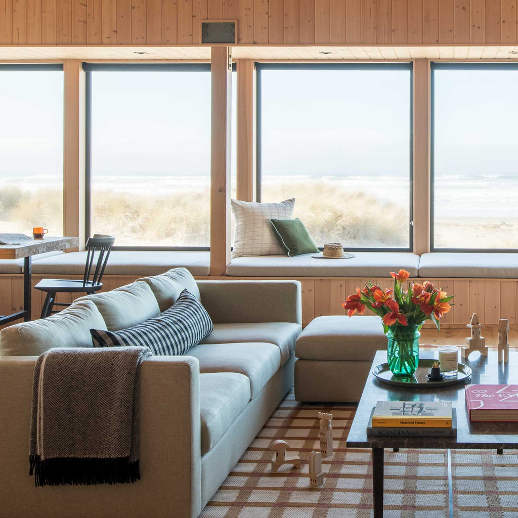 Plaid Wool Non-Slip Rug